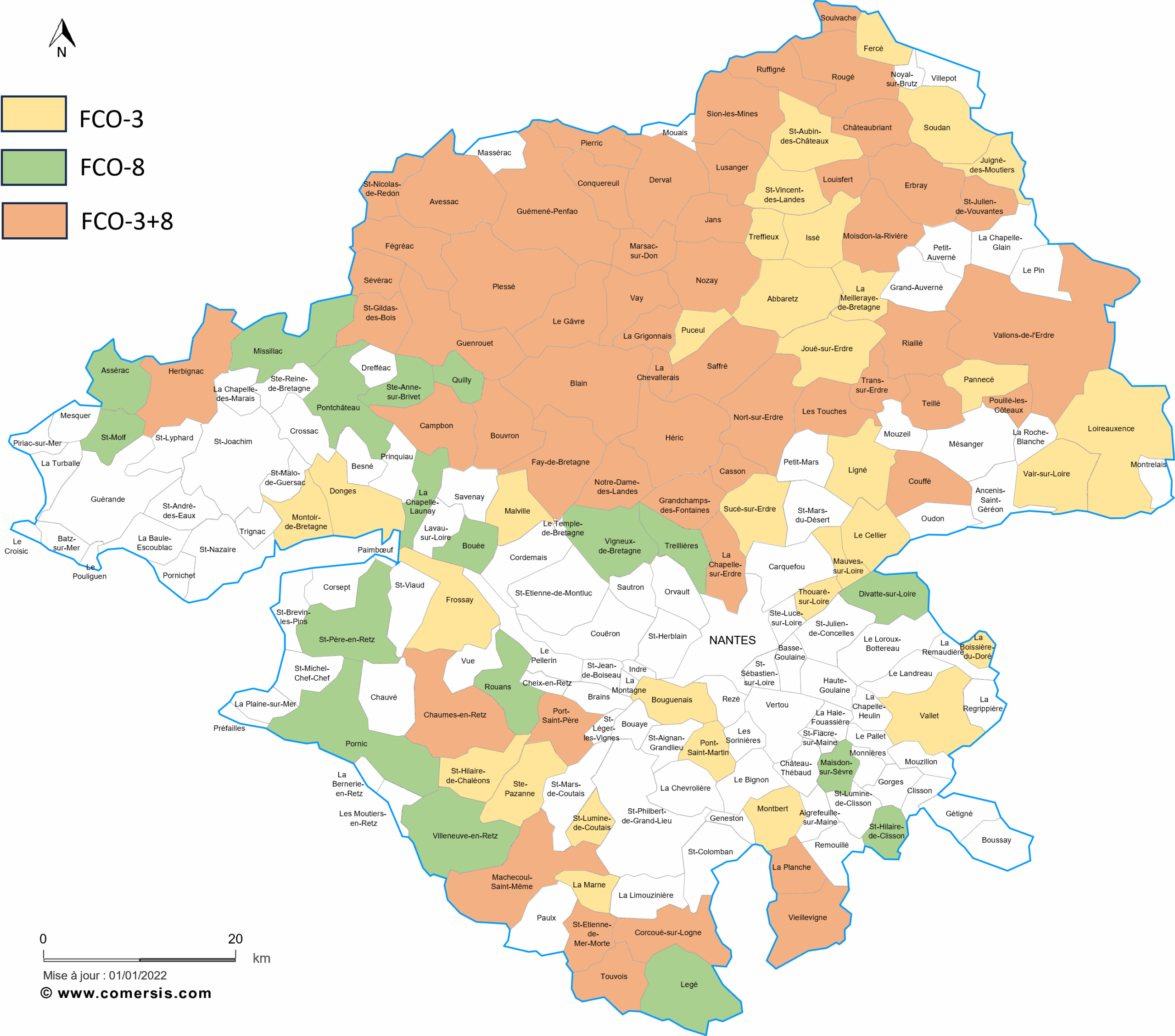 Carte FCO3 FCO8