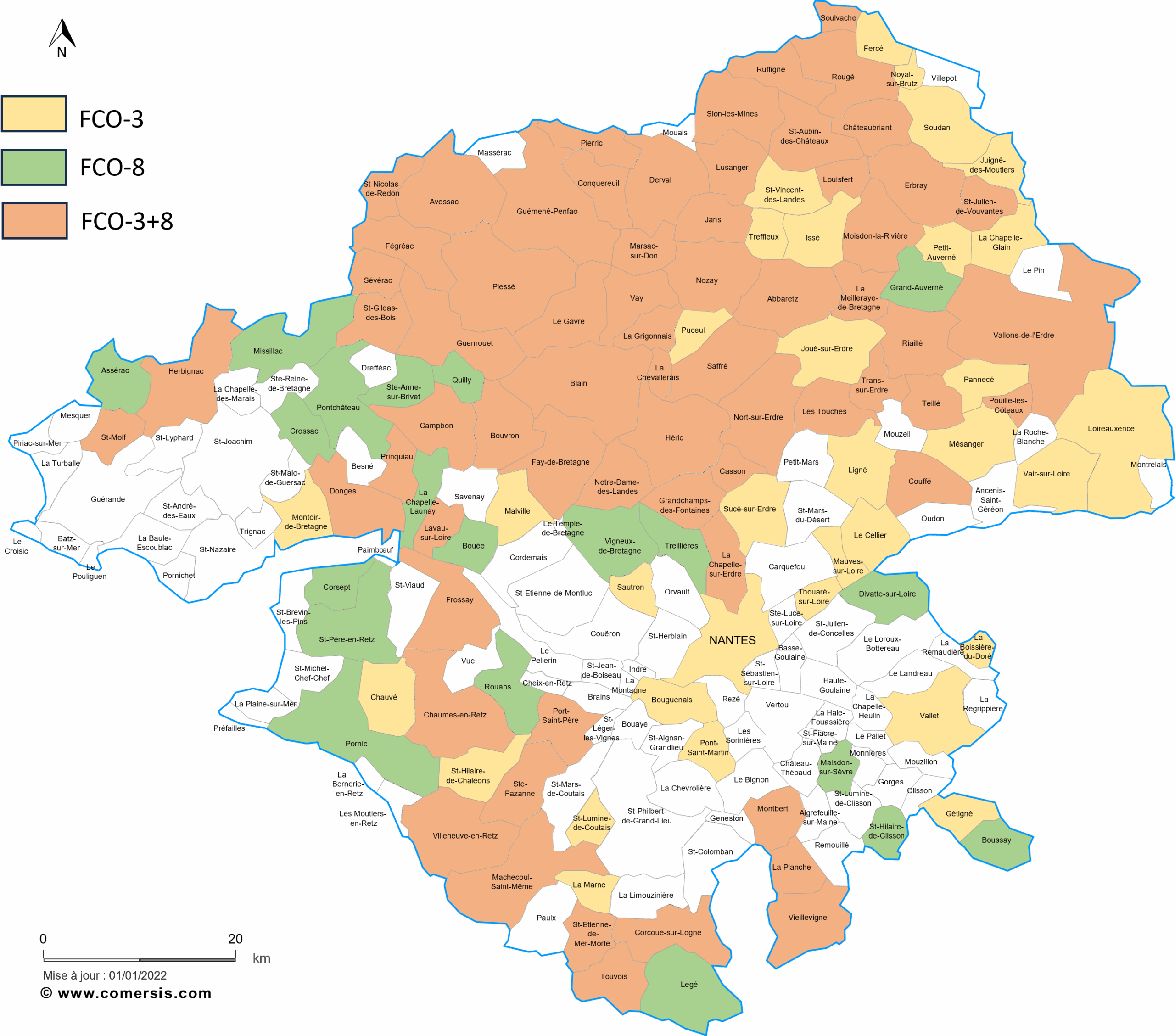Carte FCO3 FCO8