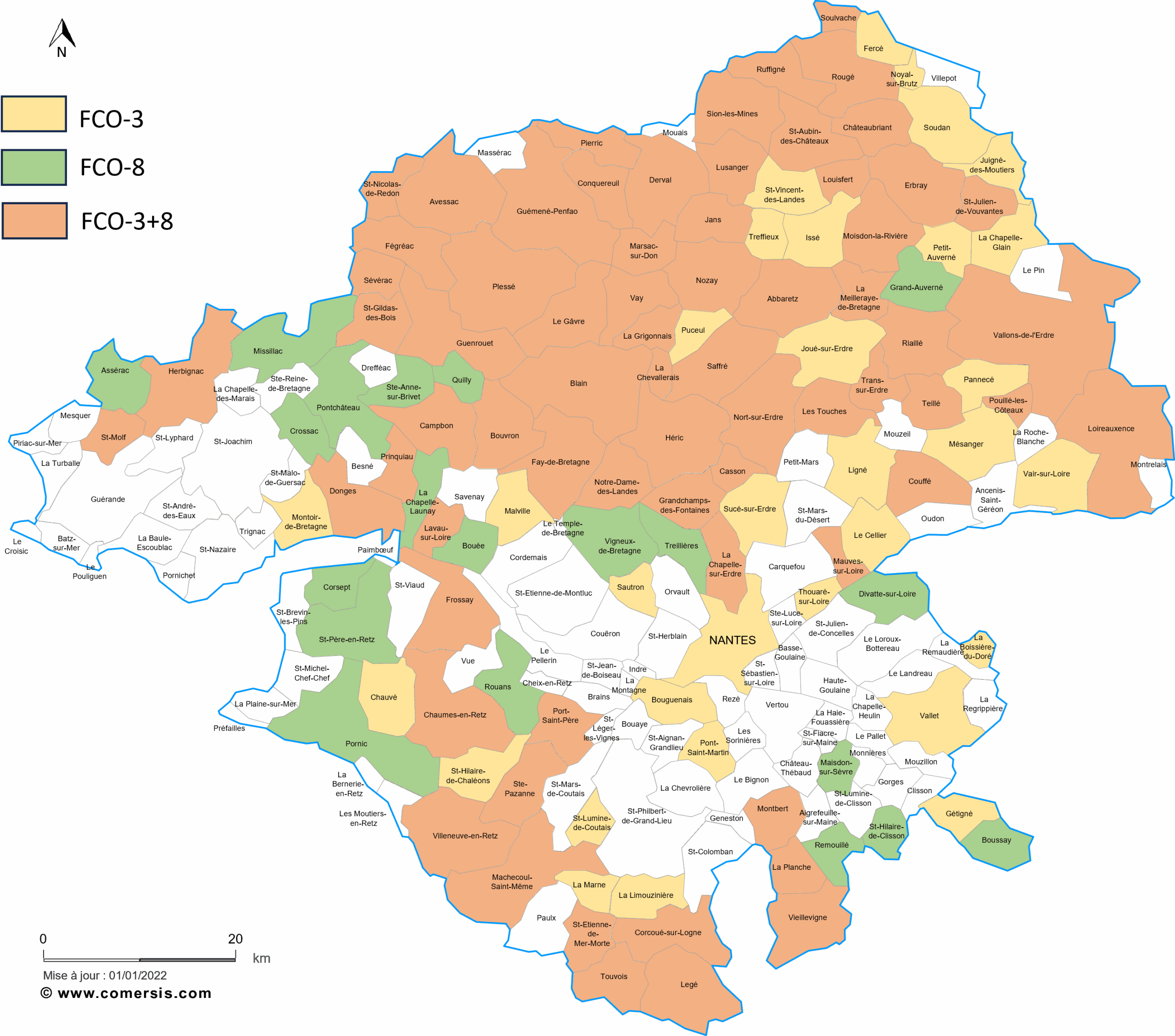 Carte FCO3 FCO8