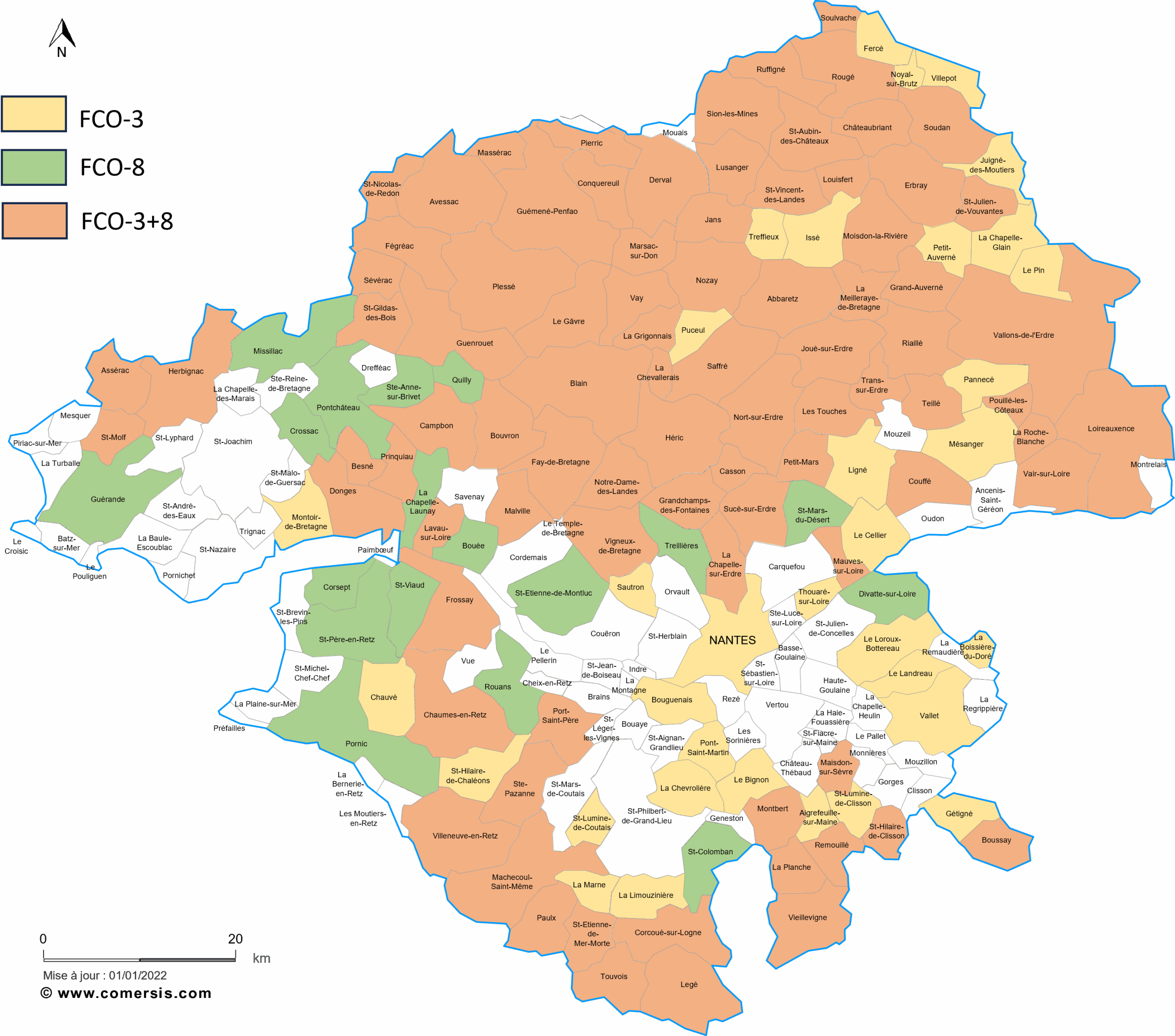 Carte FCO3 FCO8